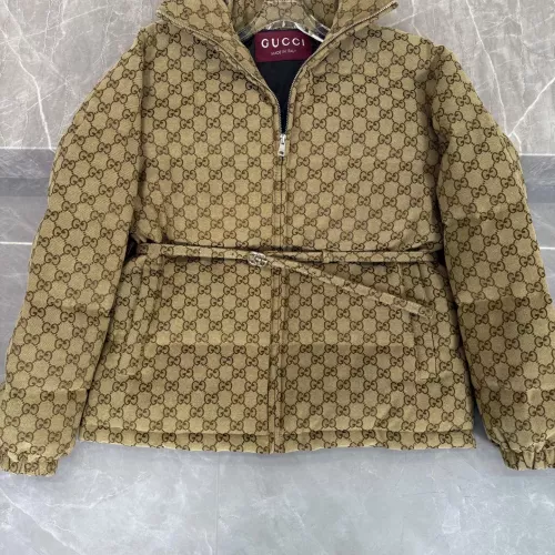 Gucci Down Feather Coat Long Sleeved For Women #1359501
