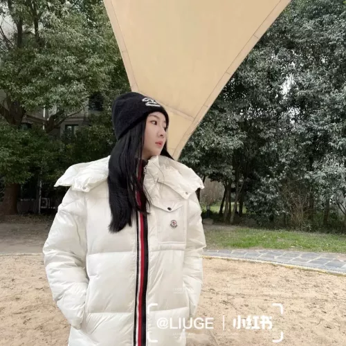 Cheap Moncler Down Feather Coat Long Sleeved For Unisex #1359563 Replica Wholesale [$128.00 USD] [ITEM#1359563] on Replica Moncler Down Feather Coat