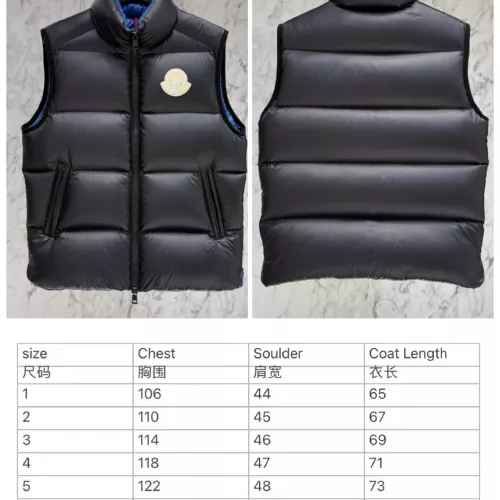 Cheap Moncler Down Feather Coat Sleeveless For Men #1359587 Replica Wholesale [$108.00 USD] [ITEM#1359587] on Replica Moncler Down Feather Coat