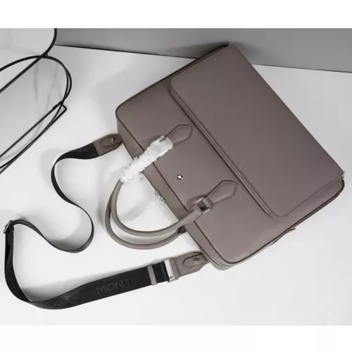 Cheap Mont Blanc AAA Man Handbags #1359715 Replica Wholesale [$162.00 USD] [ITEM#1359715] on Replica Mont Blanc AAA Man Handbags