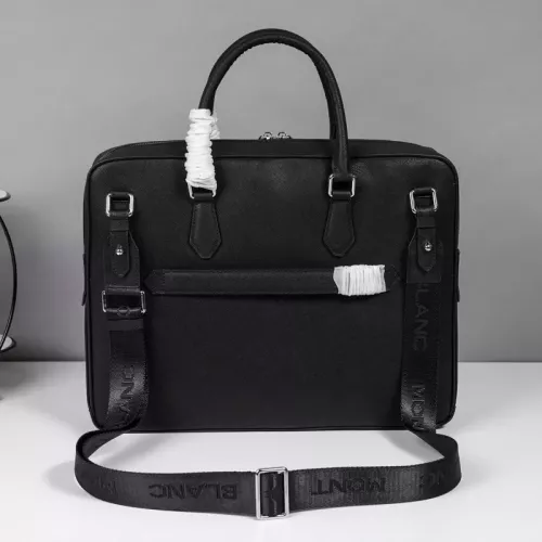 Cheap Mont Blanc AAA Man Handbags #1359716 Replica Wholesale [$162.00 USD] [ITEM#1359716] on Replica Mont Blanc AAA Man Handbags