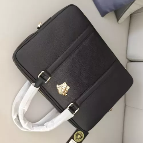Cheap Versace AAA Man Handbags #1359732 Replica Wholesale [$162.00 USD] [ITEM#1359732] on Replica Versace AAA Man Handbags