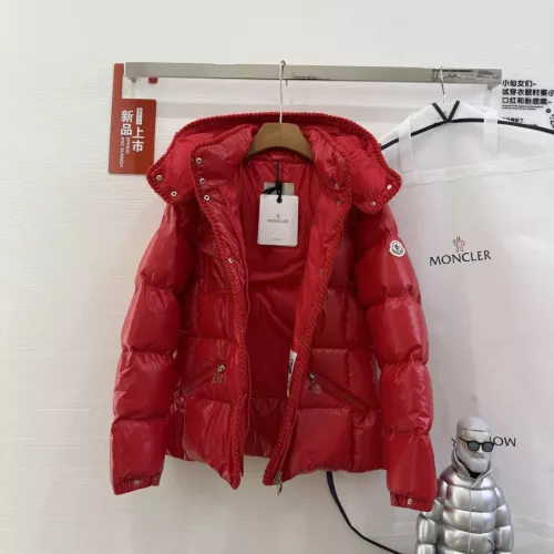 Cheap Moncler Down Feather Coat Long Sleeved For Women #1359878 Replica Wholesale [$160.00 USD] [ITEM#1359878] on Replica Moncler Down Feather Coat