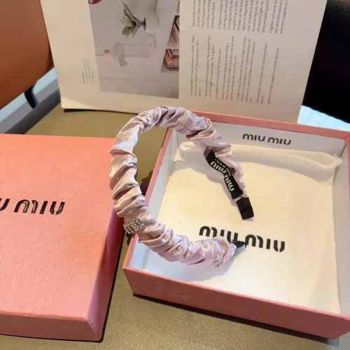 Cheap MIU MIU Headband For Women #1359986 Replica Wholesale [$27.00 USD] [ITEM#1359986] on Replica MIU MIU Headband