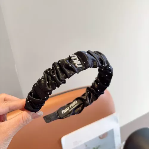 Cheap MIU MIU Headband For Women #1359987 Replica Wholesale [$27.00 USD] [ITEM#1359987] on Replica MIU MIU Headband