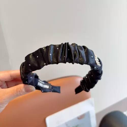 Cheap MIU MIU Headband For Women #1359987 Replica Wholesale [$27.00 USD] [ITEM#1359987] on Replica MIU MIU Headband