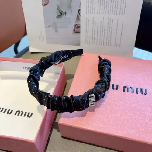 Cheap MIU MIU Headband For Women #1359987 Replica Wholesale [$27.00 USD] [ITEM#1359987] on Replica MIU MIU Headband
