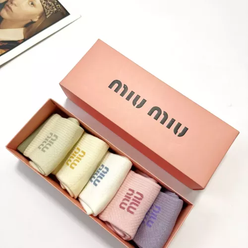 Cheap MIU MIU Socks #1360064 Replica Wholesale [$29.00 USD] [ITEM#1360064] on Replica MIU MIU Socks