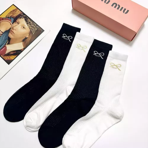 Cheap MIU MIU Socks #1360065 Replica Wholesale [$29.00 USD] [ITEM#1360065] on Replica MIU MIU Socks