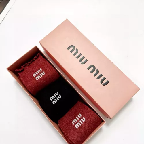 Cheap MIU MIU Socks #1360066 Replica Wholesale [$29.00 USD] [ITEM#1360066] on Replica MIU MIU Socks