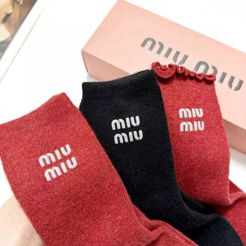 Cheap MIU MIU Socks #1360066 Replica Wholesale [$29.00 USD] [ITEM#1360066] on Replica MIU MIU Socks