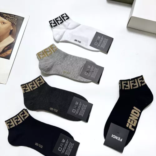 Cheap Fendi Socks #1360068 Replica Wholesale [$27.00 USD] [ITEM#1360068] on Replica Fendi Socks