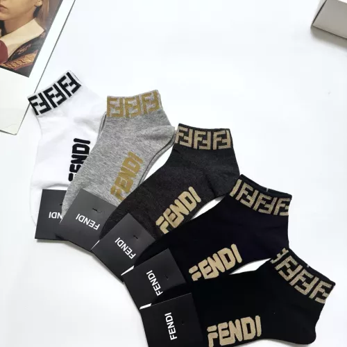 Cheap Fendi Socks #1360068 Replica Wholesale [$27.00 USD] [ITEM#1360068] on Replica Fendi Socks