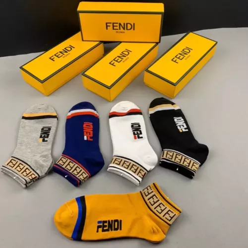 Cheap Fendi Socks For Men #1360082 Replica Wholesale [$25.00 USD] [ITEM#1360082] on Replica Fendi Socks