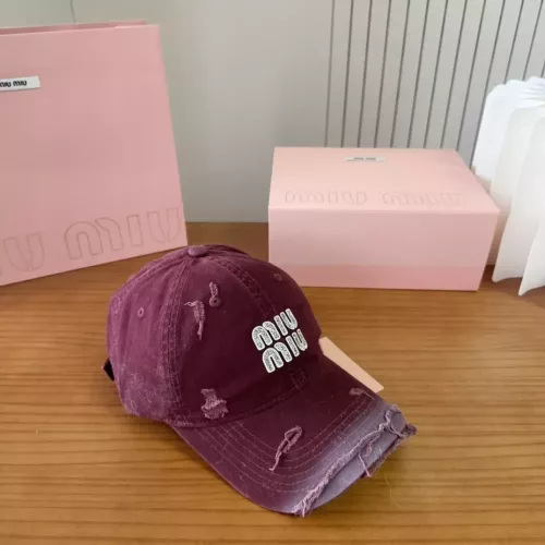 Cheap MIU MIU Caps #1360342 Replica Wholesale [$27.00 USD] [ITEM#1360342] on Replica MIU MIU Caps