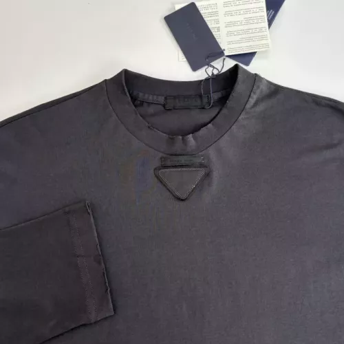 Cheap Prada T-Shirts Long Sleeved For Unisex #1360610 Replica Wholesale [$60.00 USD] [ITEM#1360610] on Replica Prada T-Shirts