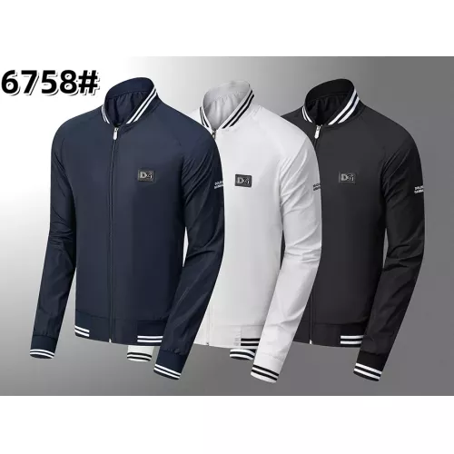 Cheap Dolce &amp; Gabbana D&amp;G Jackets Long Sleeved For Men #1360881 Replica Wholesale [$39.00 USD] [ITEM#1360881] on Replica Dolce &amp; Gabbana D&amp;G Jackets