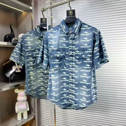 Cheap Balenciaga T-Shirts Short Sleeved For Men #1360910 Replica Wholesale [$64.00 USD] [ITEM#1360910] on Replica Balenciaga T-Shirts