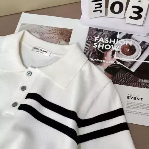 Cheap Thom Browne TB T-Shirts Short Sleeved For Men #1360943 Replica Wholesale [$48.00 USD] [ITEM#1360943] on Replica Thom Browne TB T-Shirts