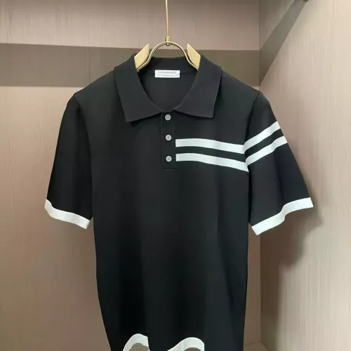 Cheap Thom Browne TB T-Shirts Short Sleeved For Men #1360944 Replica Wholesale [$48.00 USD] [ITEM#1360944] on Replica Thom Browne TB T-Shirts