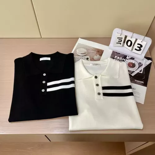Cheap Thom Browne TB T-Shirts Short Sleeved For Men #1360944 Replica Wholesale [$48.00 USD] [ITEM#1360944] on Replica Thom Browne TB T-Shirts
