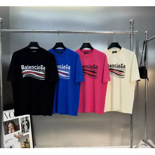 Cheap Balenciaga T-Shirts Short Sleeved For Unisex #1361236 Replica Wholesale [$68.00 USD] [ITEM#1361236] on Replica Balenciaga T-Shirts