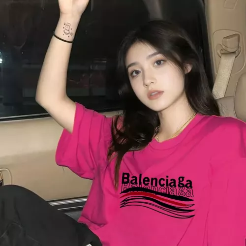 Cheap Balenciaga T-Shirts Short Sleeved For Unisex #1361236 Replica Wholesale [$68.00 USD] [ITEM#1361236] on Replica Balenciaga T-Shirts