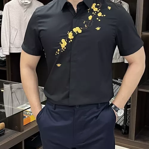 Armani Shirts Short Sleeved For Men #1361376