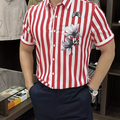 Dolce & Gabbana D&G Shirts Short Sleeved For Men #1361377