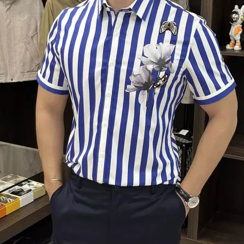 Dolce & Gabbana D&G Shirts Short Sleeved For Men #1361378