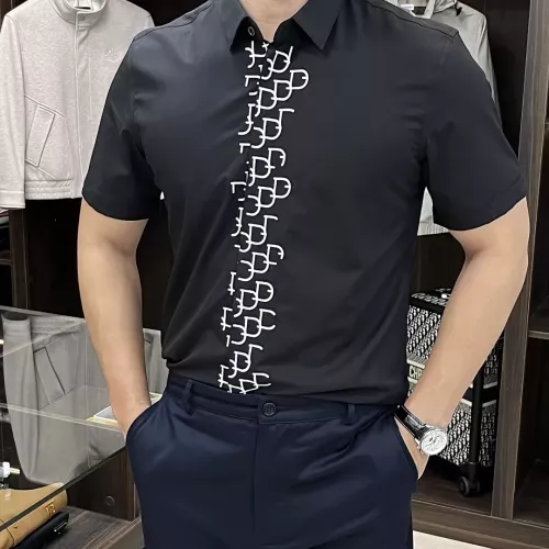 Christian Dior Shirts Short Sleeved For Men #1361381