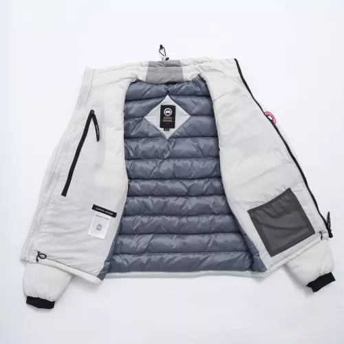 Cheap Canada Goose Down Feather Coat Long Sleeved For Men #1361521 Replica Wholesale [$160.00 USD] [ITEM#1361521] on Replica Canada Goose Down Feather Coat