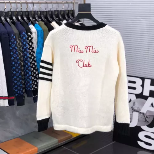 Cheap MIU MIU Sweaters Long Sleeved For Unisex #1361537 Replica Wholesale [$72.00 USD] [ITEM#1361537] on Replica MIU MIU Sweaters