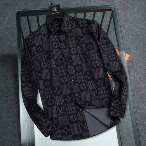 Louis Vuitton LV Shirts Long Sleeved For Men #1361589