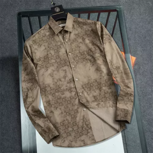 Gucci Shirts Long Sleeved For Men #1361590