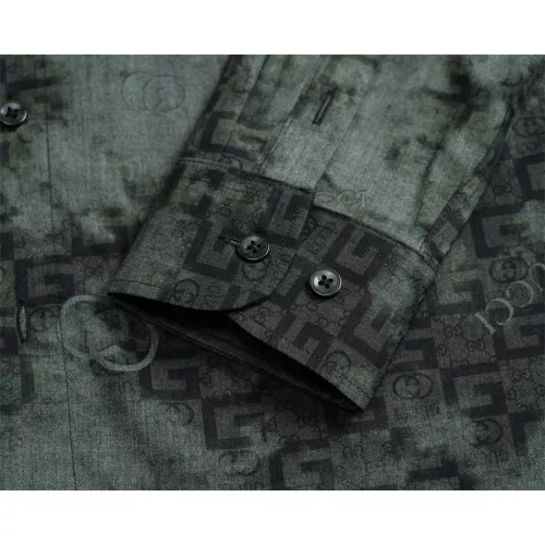 Cheap Gucci Shirts Long Sleeved For Men #1361591 Replica Wholesale [$48.00 USD] [ITEM#1361591] on Replica Gucci Shirts