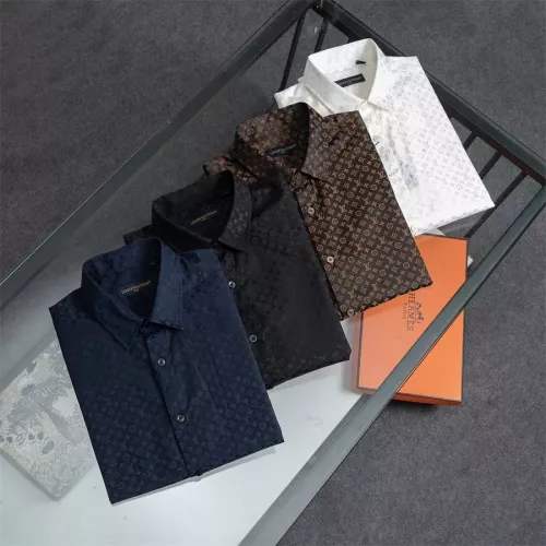 Cheap Louis Vuitton LV Shirts Long Sleeved For Men #1361595 Replica Wholesale [$48.00 USD] [ITEM#1361595] on Replica Louis Vuitton LV Shirts