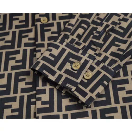 Cheap Fendi Shirts Long Sleeved For Men #1361600 Replica Wholesale [$40.00 USD] [ITEM#1361600] on Replica Fendi Shirts