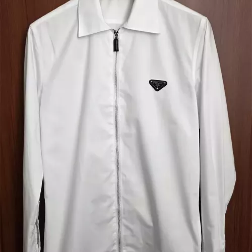 Cheap Prada Shirts Long Sleeved For Men #1361607 Replica Wholesale [$48.00 USD] [ITEM#1361607] on Replica Prada Shirts