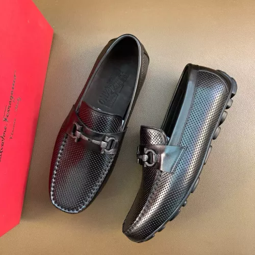 Salvatore Ferragamo Leather Shoes For Men #1361610