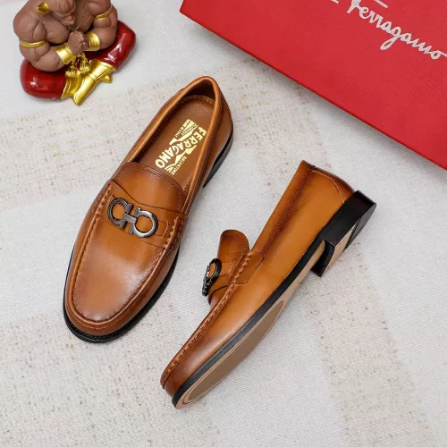 Salvatore Ferragamo Leather Shoes For Men #1361670