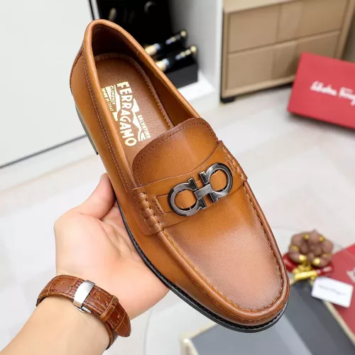Cheap Salvatore Ferragamo Leather Shoes For Men #1361670 Replica Wholesale [$82.00 USD] [ITEM#1361670] on Replica Salvatore Ferragamo Leather Shoes