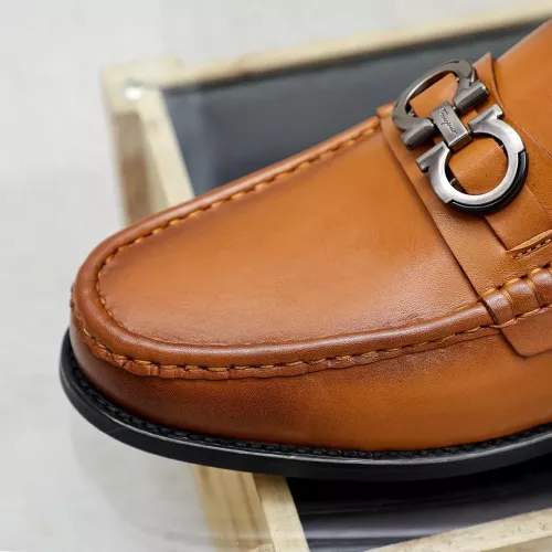 Cheap Salvatore Ferragamo Leather Shoes For Men #1361670 Replica Wholesale [$82.00 USD] [ITEM#1361670] on Replica Salvatore Ferragamo Leather Shoes