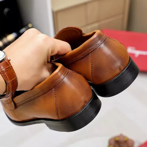 Cheap Salvatore Ferragamo Leather Shoes For Men #1361670 Replica Wholesale [$82.00 USD] [ITEM#1361670] on Replica Salvatore Ferragamo Leather Shoes