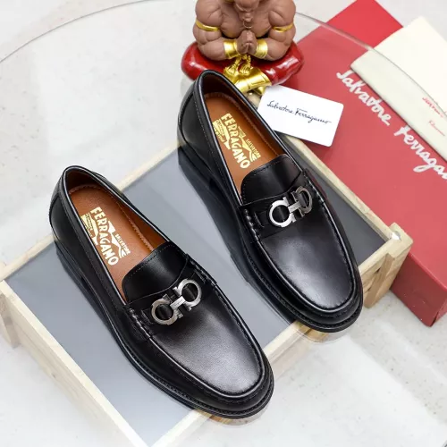 Cheap Salvatore Ferragamo Leather Shoes For Men #1361671 Replica Wholesale [$82.00 USD] [ITEM#1361671] on Replica Salvatore Ferragamo Leather Shoes