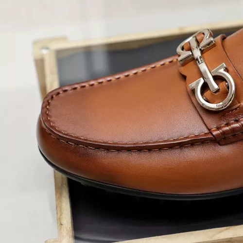Cheap Salvatore Ferragamo Leather Shoes For Men #1361677 Replica Wholesale [$72.00 USD] [ITEM#1361677] on Replica Salvatore Ferragamo Leather Shoes