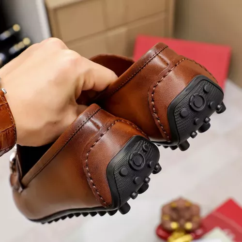 Cheap Salvatore Ferragamo Leather Shoes For Men #1361677 Replica Wholesale [$72.00 USD] [ITEM#1361677] on Replica Salvatore Ferragamo Leather Shoes