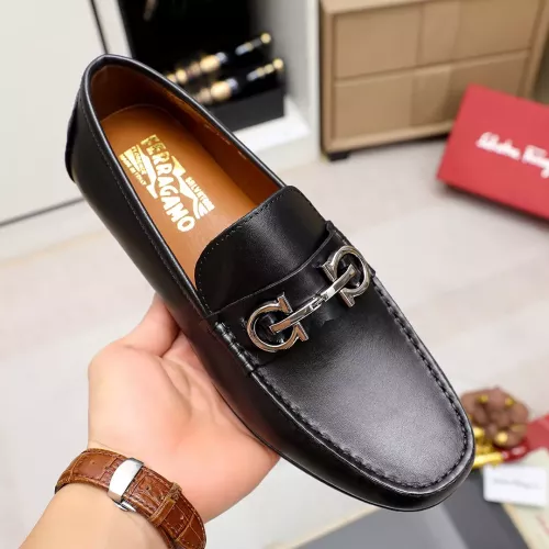Cheap Salvatore Ferragamo Leather Shoes For Men #1361678 Replica Wholesale [$72.00 USD] [ITEM#1361678] on Replica Salvatore Ferragamo Leather Shoes