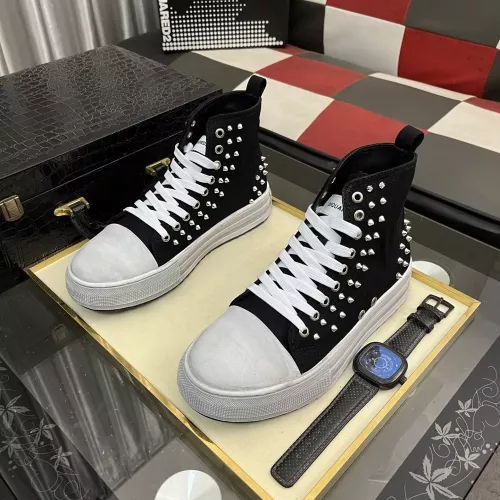 Cheap Dsquared High Tops Shoes For Men #1361726 Replica Wholesale [$96.00 USD] [ITEM#1361726] on Replica Dsquared High Tops Shoes