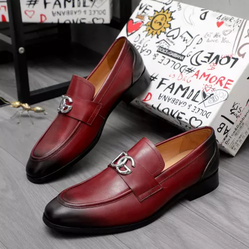 Dolce & Gabbana D&G Leather Shoes For Men #1361739